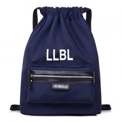 Nylon String Letter Print Backpack