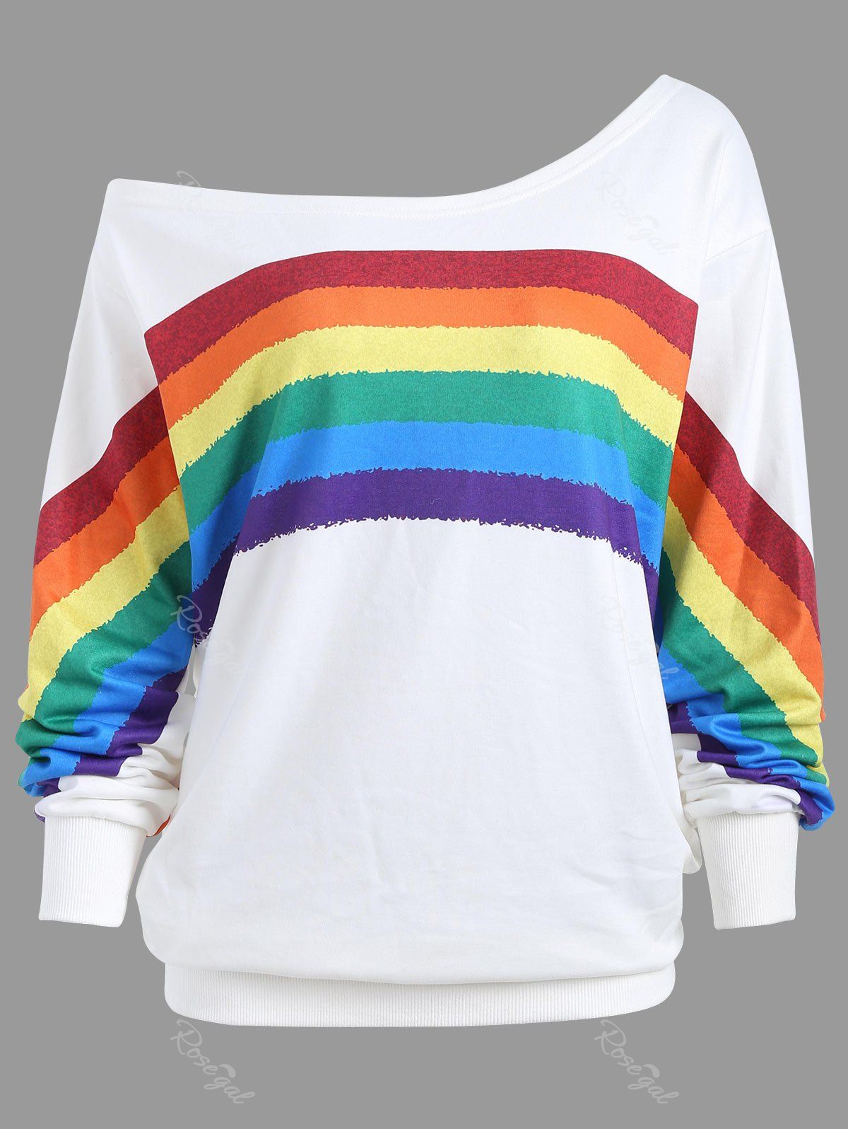 rainbow plus size sweat suits