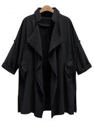 Manteau de tranchant de taille supérieure
