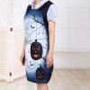 Household Fabric Halloween Cooking Apron -  