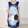 Household Fabric Halloween Cooking Apron -  