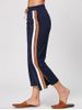 Casual Double Striped Drawstring Pants -  
