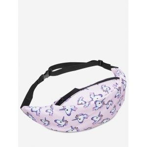 Sac de taille zippée à imprimé animal