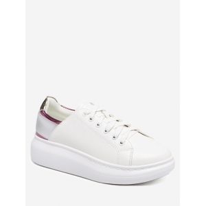 Deux Tone Platform Sneakers
