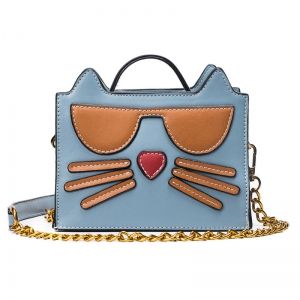 Stitching Cartoon Pattern Crossbody Bag