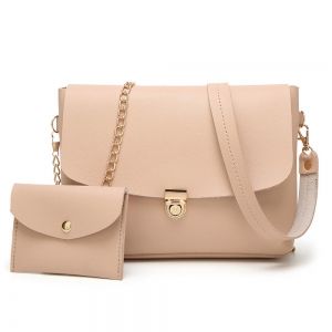 2 Pieces Hasp Crossbody Bag Set