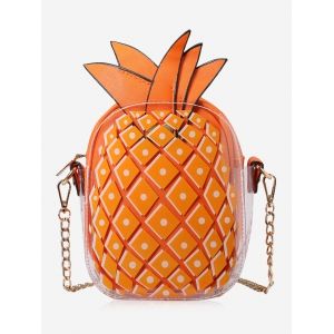 Pineapple Shape Chain Crossbody Bag