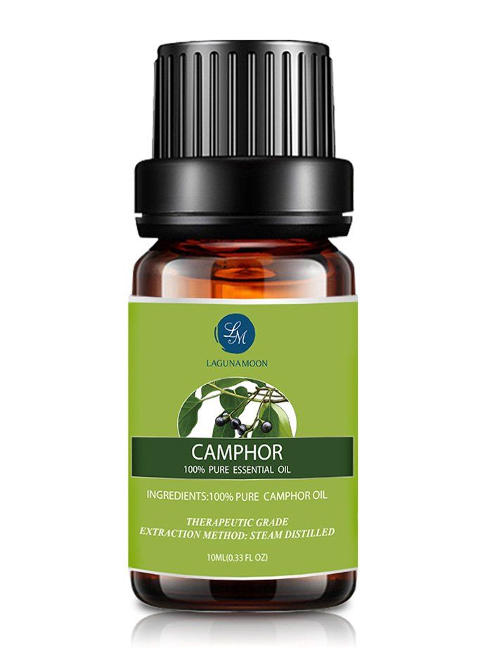 

10ml Premium Therapeutic Pure Camphor Essential Oil, Green