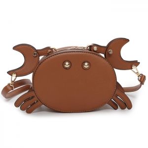 Крабовые Искусственная Кожа Crossbody Сумка