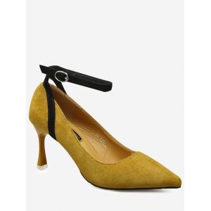 Ankle Strap Pointed Toe Pumps