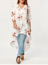 Maillot Maxi Floral Haute Taille Haute