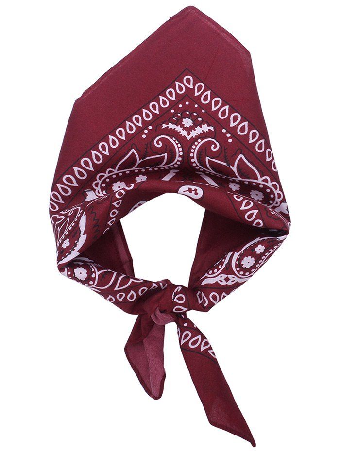 Foulard Carré à Imprimé Cachemire  