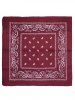 Square Scarf with Paisley Print -  