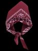 Square Scarf with Paisley Print -  