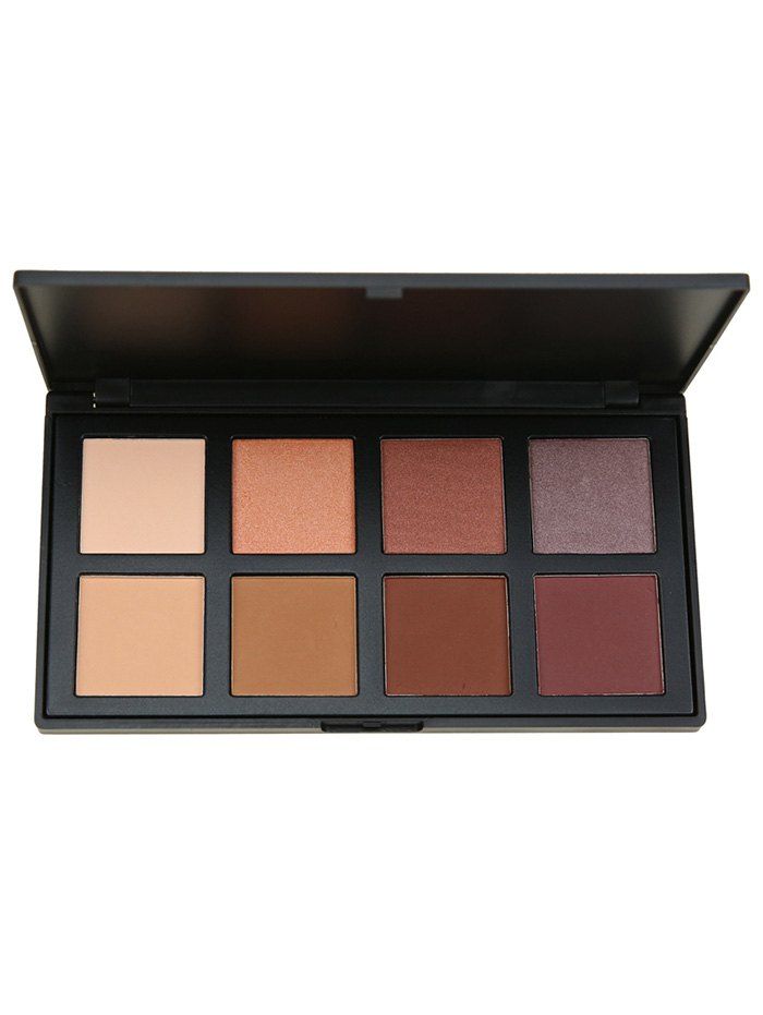 

8 Colors Facial Earth Tone Eyeshadow Cosmetic Palette, #02