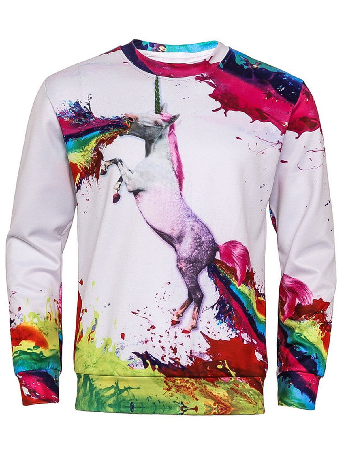 Splatter print hoodie