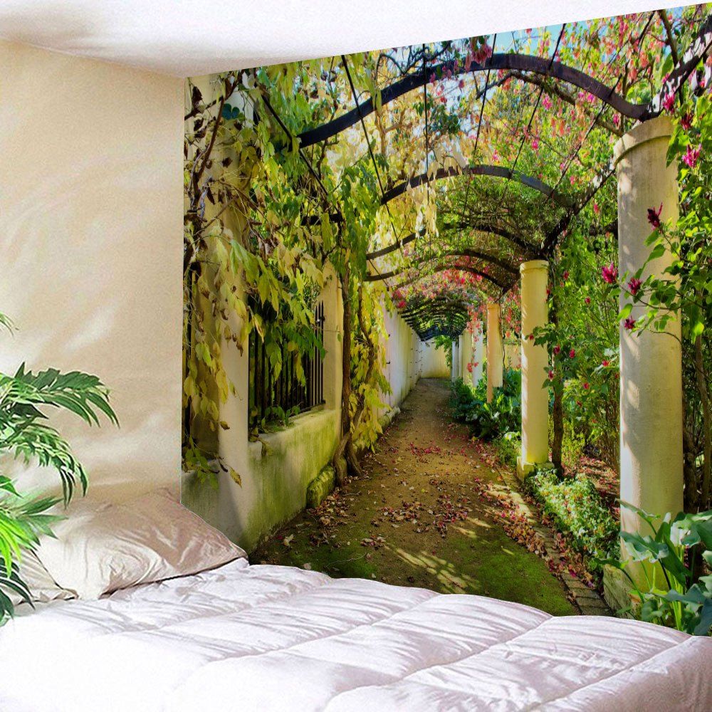 

Flower Pergola Gallery Print Wall Art Tapestry, Colormix