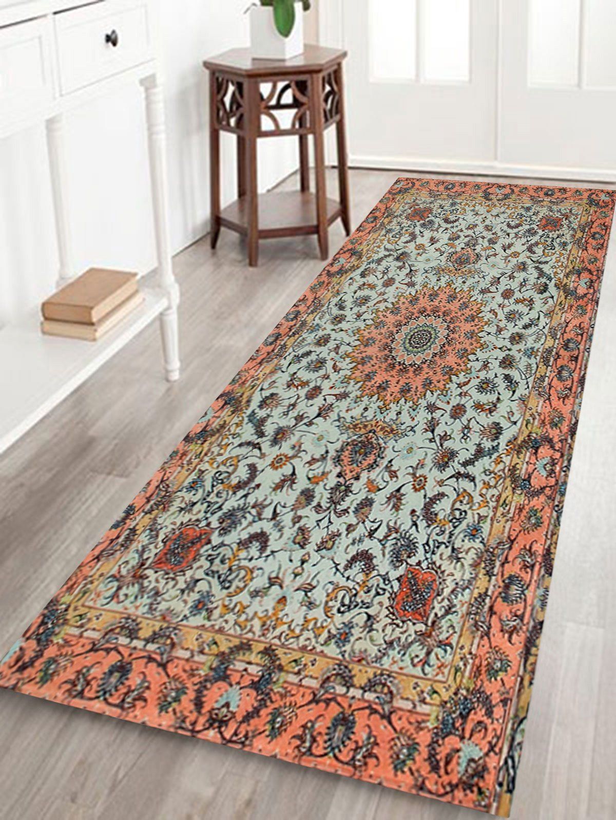 

Persian Style Anti Slip Floor Area Rug, Colormix