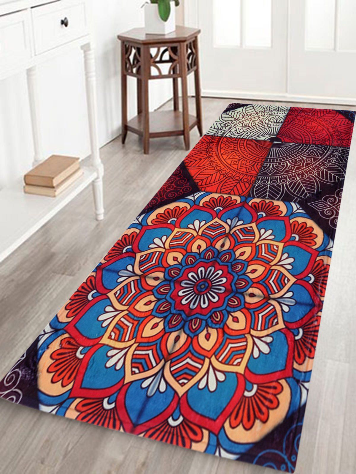 

Antislip Bohemian Home Entrance Area Rug, Colormix