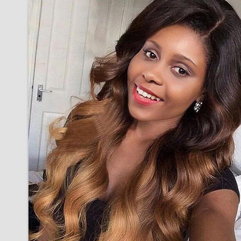 

Long Side Parting Fluffy Loose Wave Colomix Synthetic Wig, Gradual brown