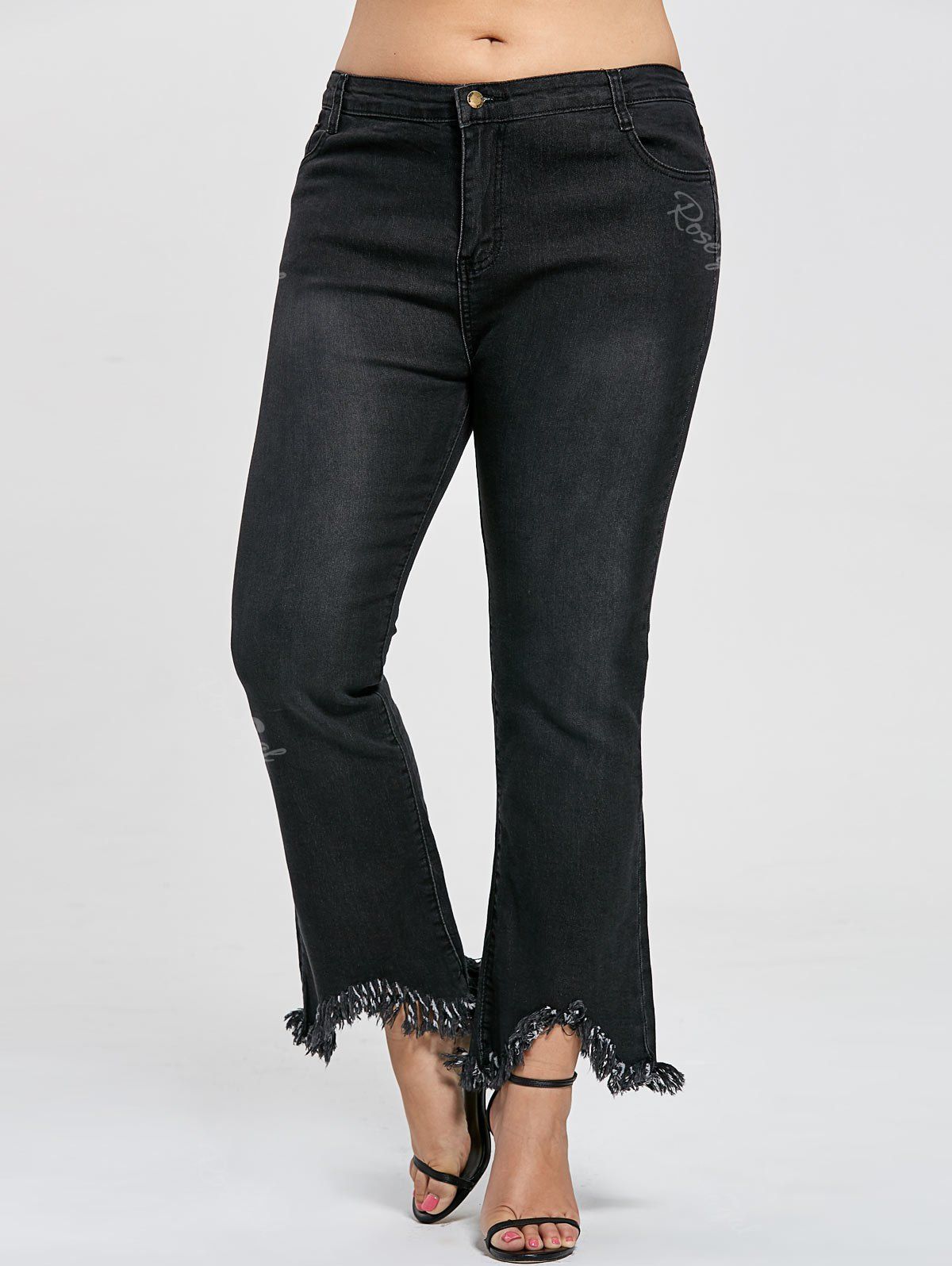 frayed jeans