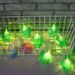 Battery Operated LED Cactus Shaped String Lights -  