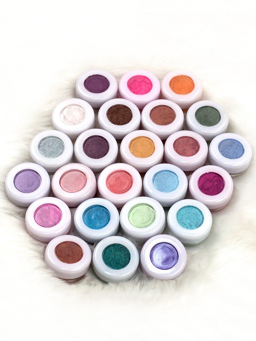 

24 Colors Eyeliner Pigments Eye Shadow Powder, Multi