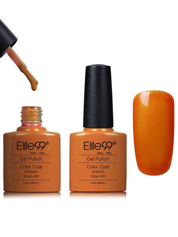 Waterproof Yellow And Orange Kit Shellac Gel Nail Polish