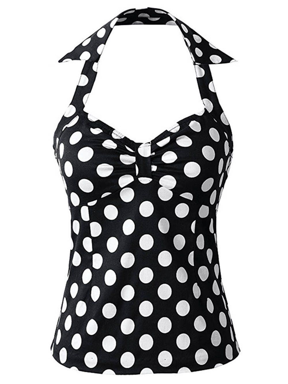 polka dot halter