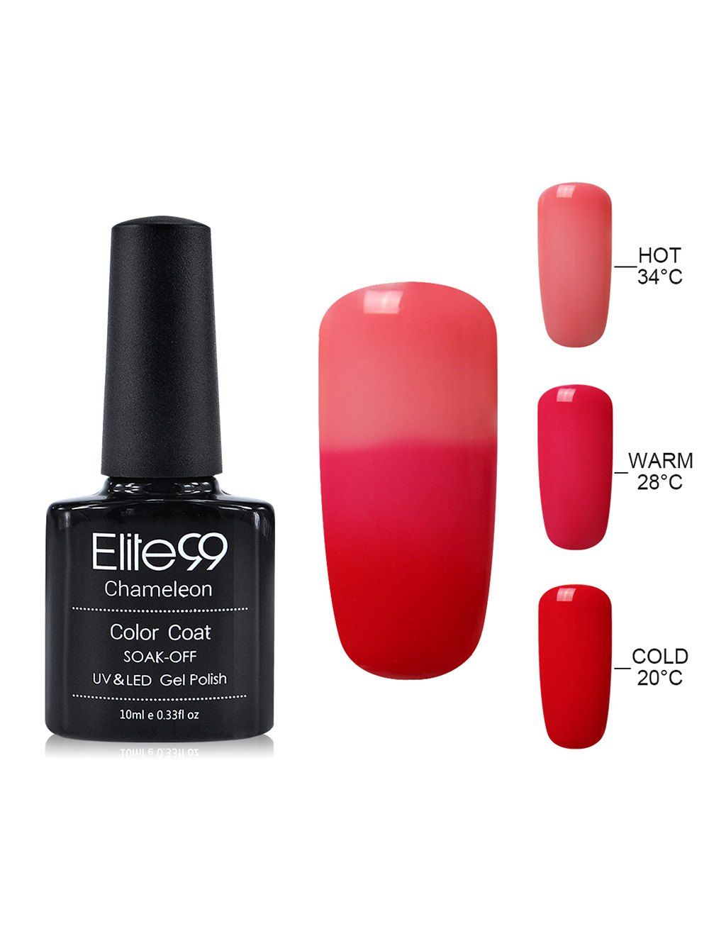 

Elite99 Chameleon Temperature Color Changing Gel Nail Polish 10ML, #20
