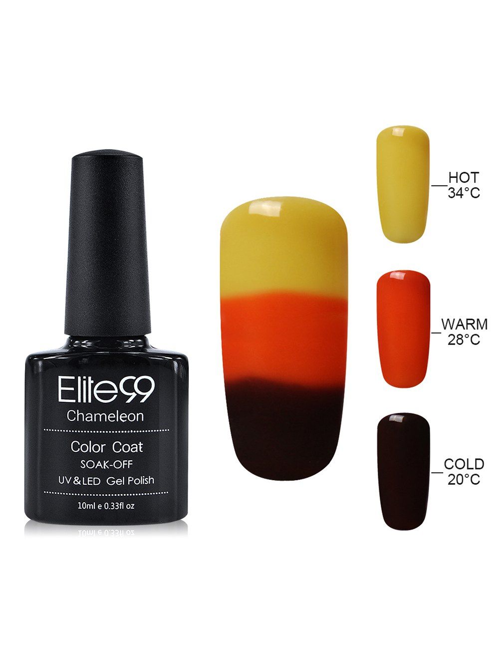 

Elite99 Chameleon Temperature Color Changing Gel Nail Polish 10ML, #24