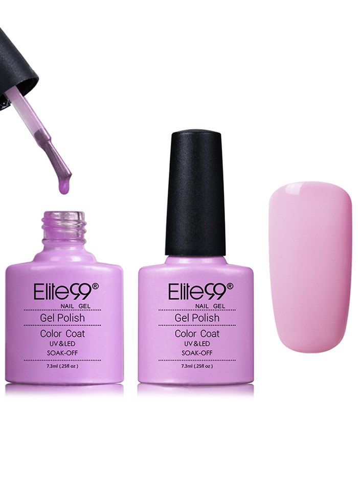 [45% OFF] Elite99 Pink Series Shellac Gel Nail Polish Kit | Rosegal