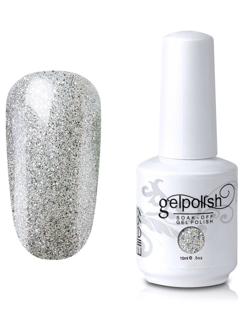 

Elite99 Glitter Powder Soak-off UV LED Shiny Gel Nail Polish, #02