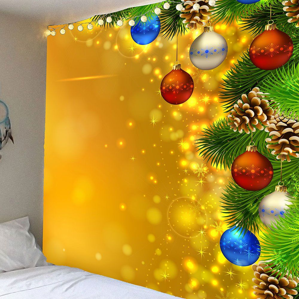 

Christmas Light Pattern Waterproof Wall Art Tapestry, Colorful