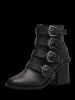 studded block heel booties