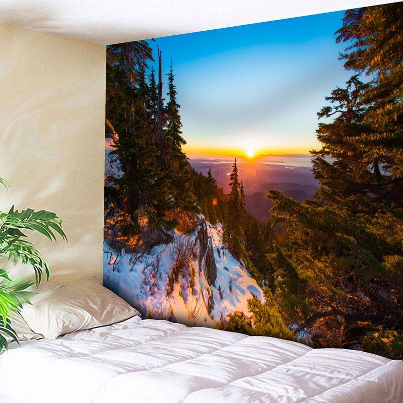 

Wall Decor Forest Scenery Print Tapestry, Colormix