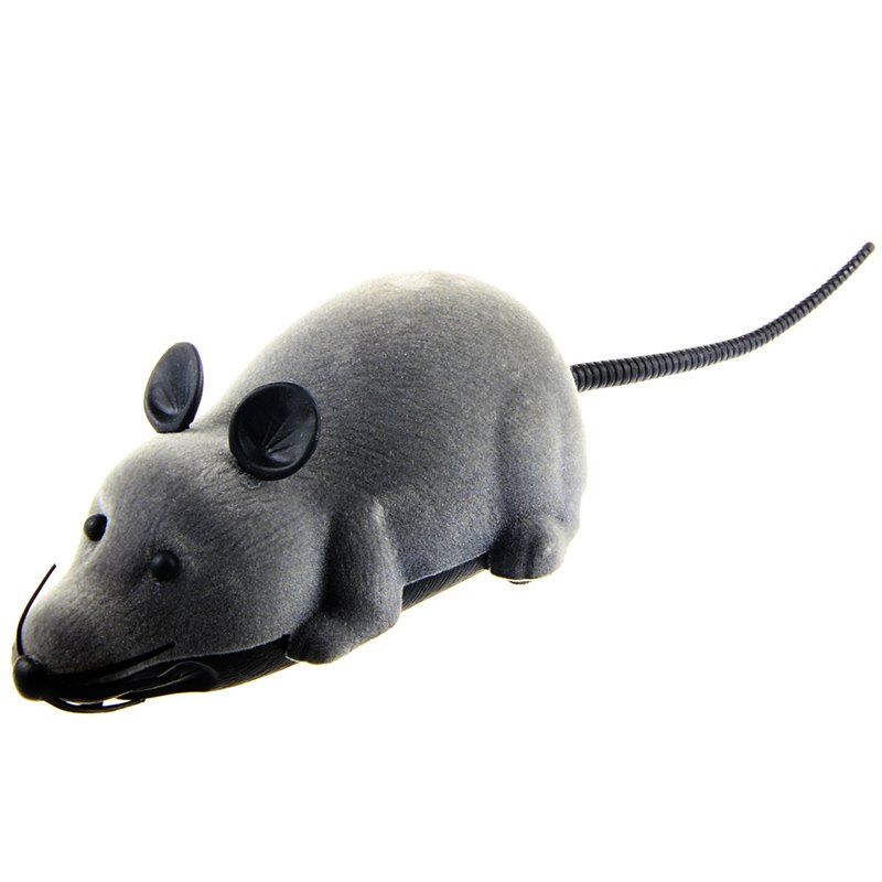 

Wireless Electronic Remote Control Tricky Mouse Toy, Gray