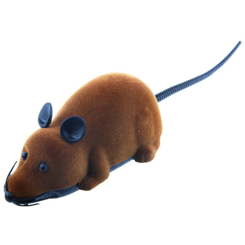

Wireless Electronic Remote Control Tricky Mouse Toy, Brown