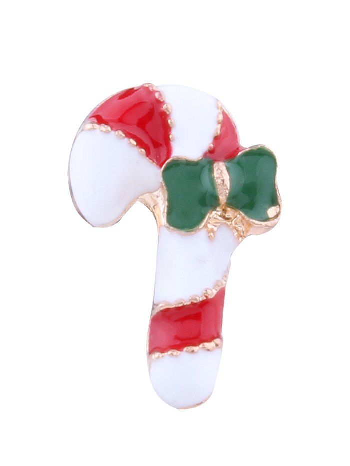 

1PC Christmas Candy Cane Bows Ear Cuff, Red