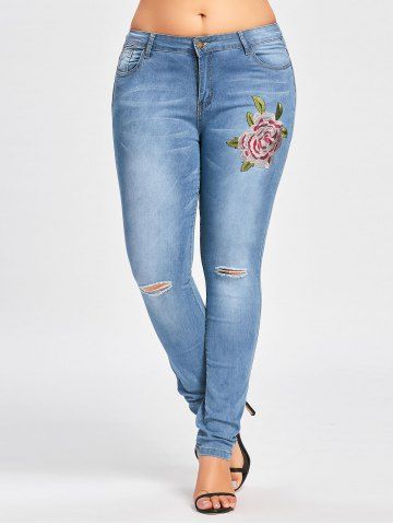 http://www.rosegal.com/plus-size-bottoms/plus-size-embroidered-ripped-light-1299466.html