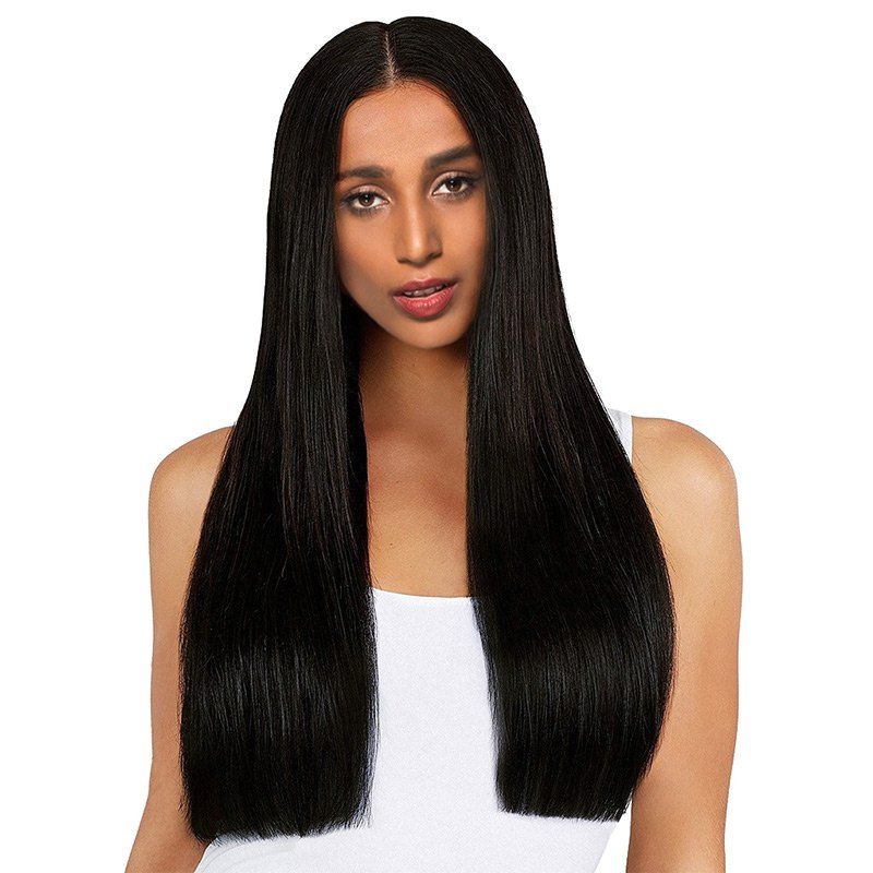 2019 Long Middle Part One Length Straight Synthetic Wig 