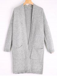 Long Pockets Sweater Cardigan -  