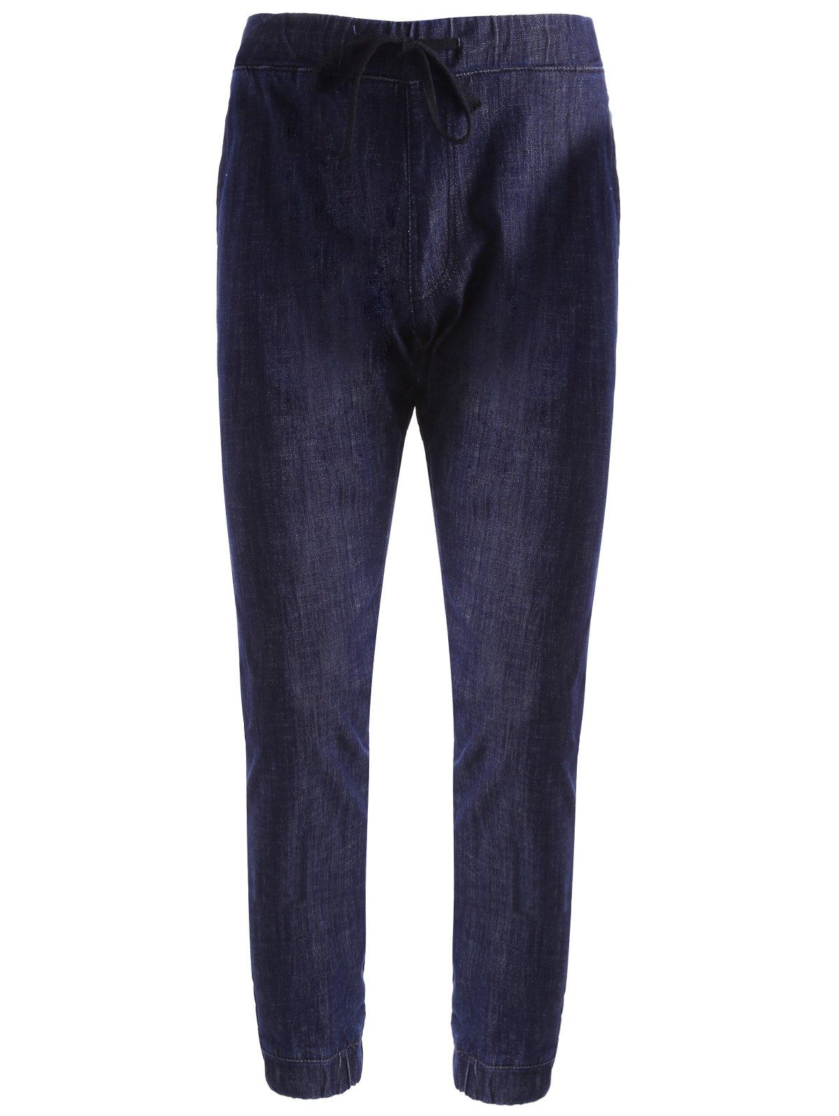 

Stretch Drawstring Jogger Jeans, Deep blue