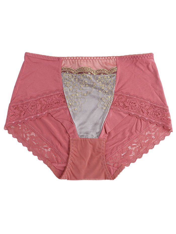 [23 OFF] Lingerie Panties With Lace Trim Rosegal