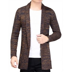 

Knitted Open Front Cardigan, Coffee