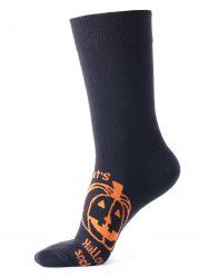 Halloween Pumpkin Pattern Tube Socks -  