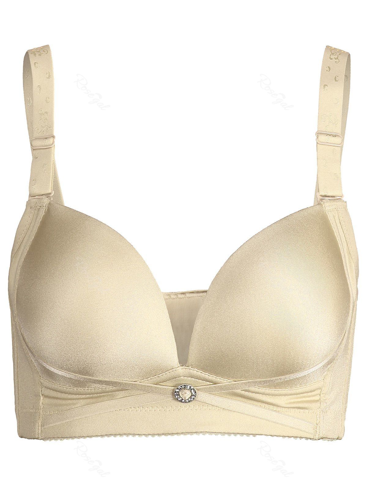 

Wirefree Padded Plus Size Bra, Complexion