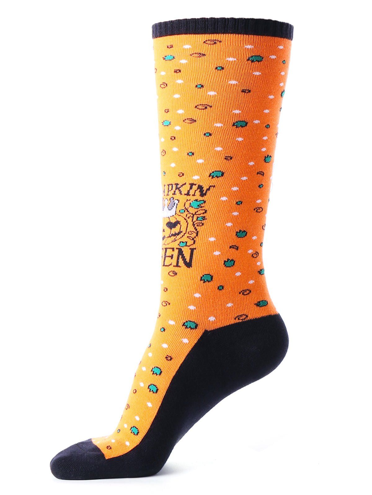 

Halloween Pumpkin Queen Tube Socks, Earthy