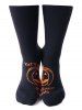 Halloween Pumpkin Pattern Tube Socks -  