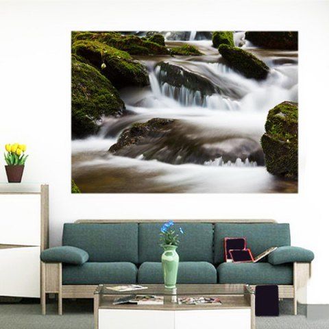 Torrent creek patterned multifunction removable wall art painting Torrent creek patterned multifunction removable wall art painting